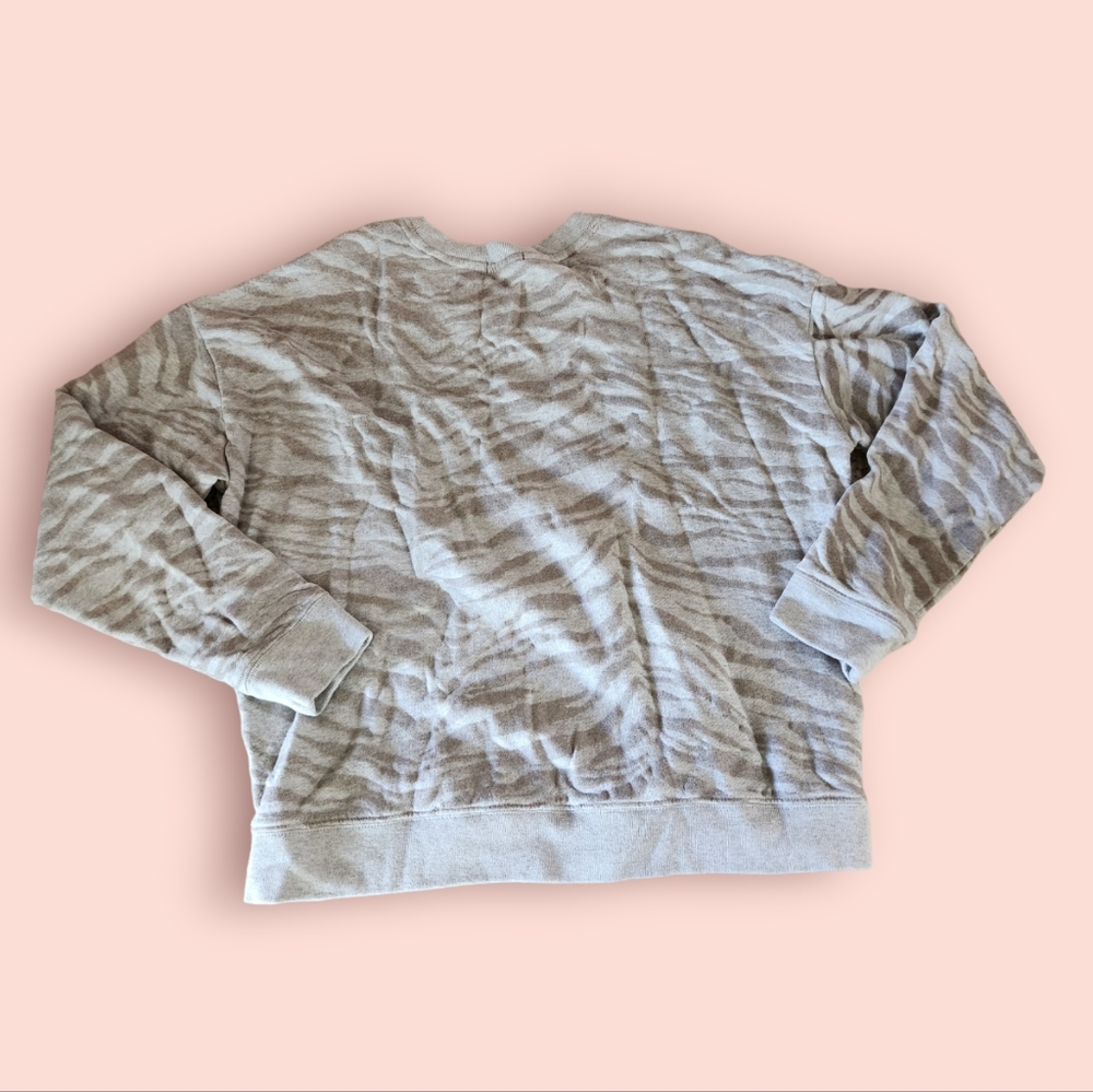 Rails Marlo Flocked Zebra Side Zipe Sweater Sweat… - image 7